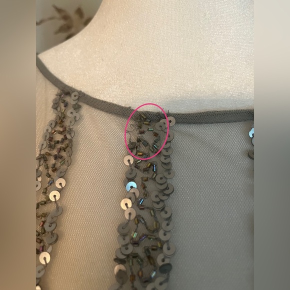 Aidan Mattox Beaded and Sequin Embellished Dress Size 10 - Picture 10 of 16